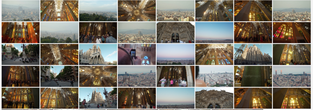 Barcelona Sagrada Familia B-roll stock filmmaker